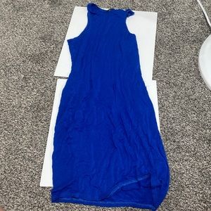 It is from boohoo it is a size 4 it is a dress or a beach cover up